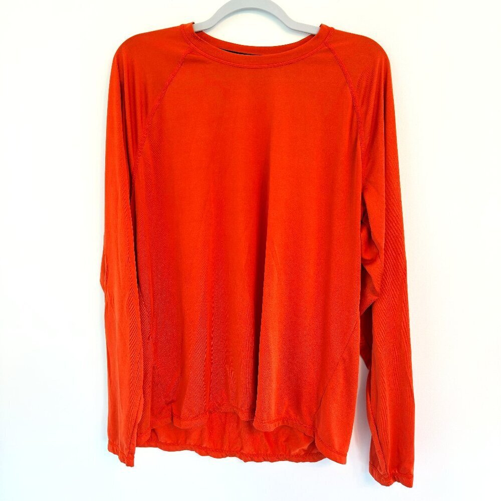 🔥 Z by Zella Rust Orange Long Sleeve Performance Tee 🔥